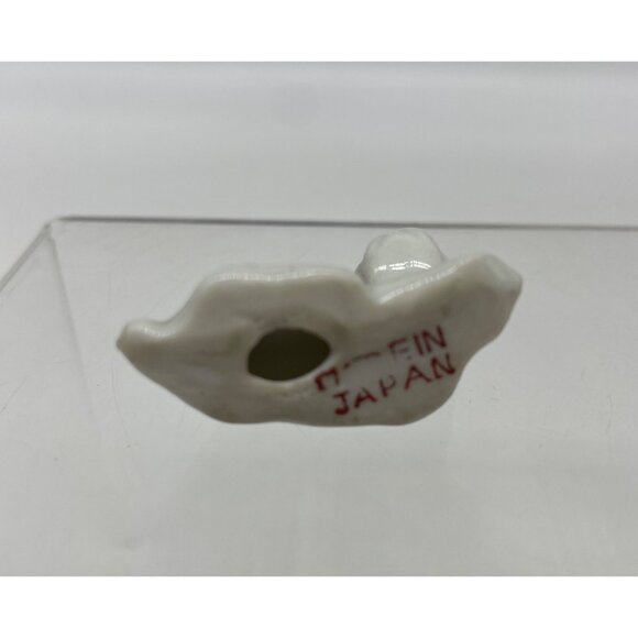 Vintage Porcelain Miniature French Bulldog Dog Figurine Set Of 3 Made In Japan - Picture 8 of 13